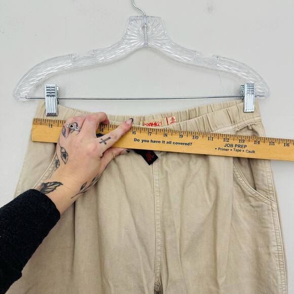 Gramicci Straight Leg Khaki Pants With Adjustable Waistband Men’s Size S - Picture 2 of 9